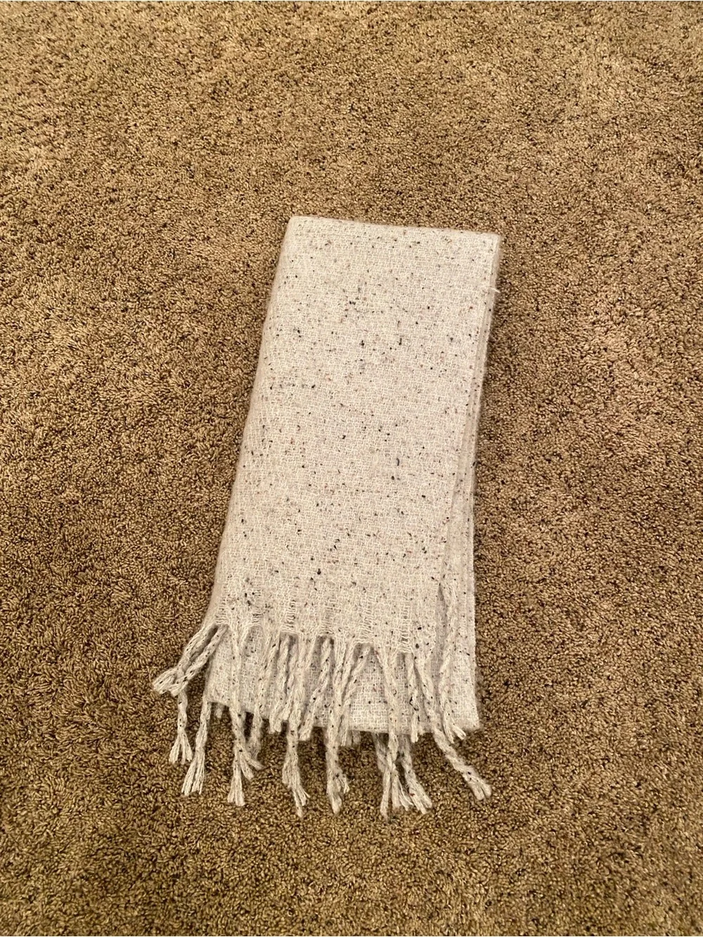 Gray Old Navy Fringe Scarf